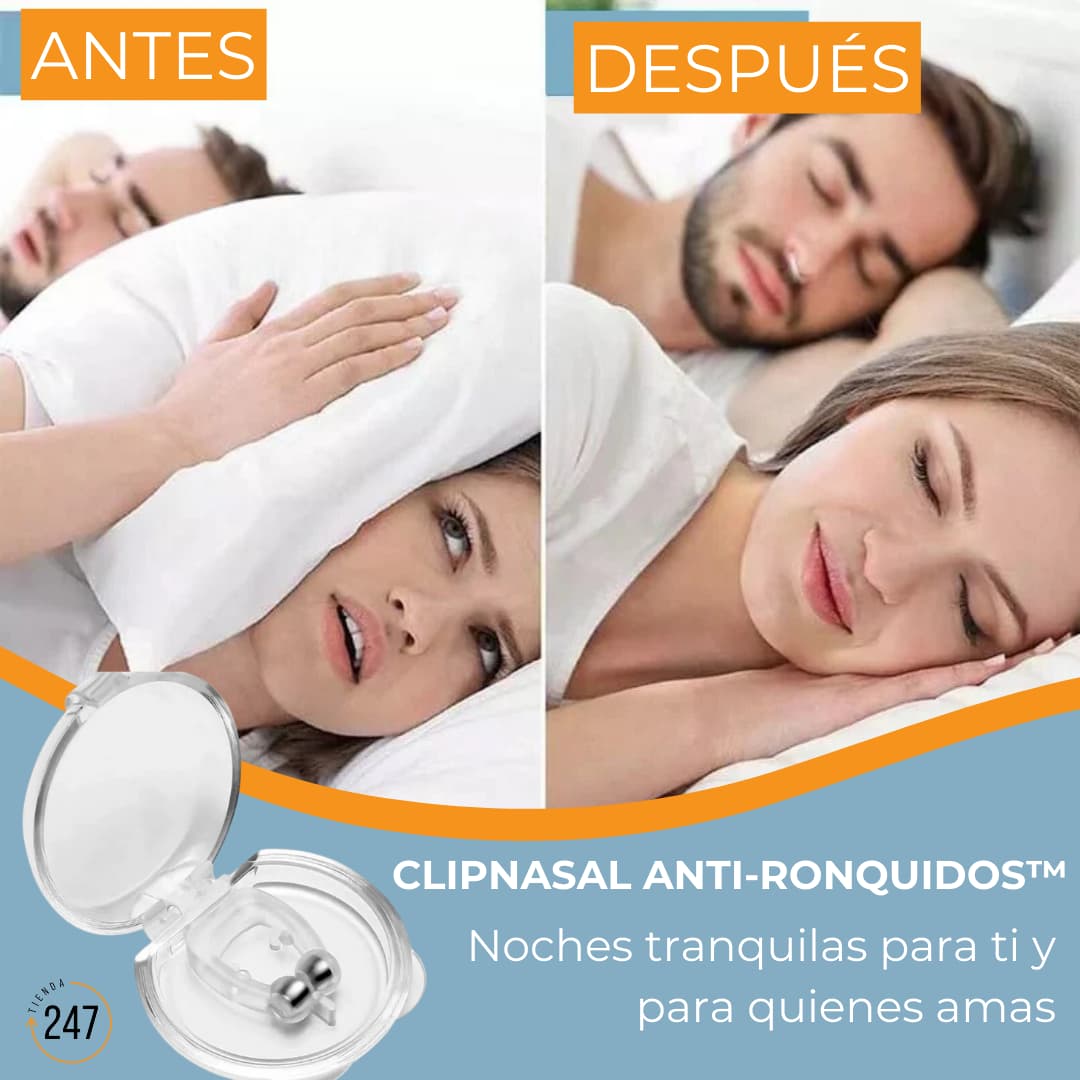 Clip Nasal Anti-Ronquidos™: La Solución Práctica para Noches Perfectas 😴